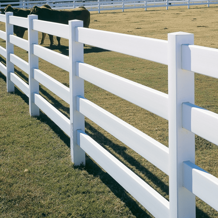 4 Rail Ranch Fence